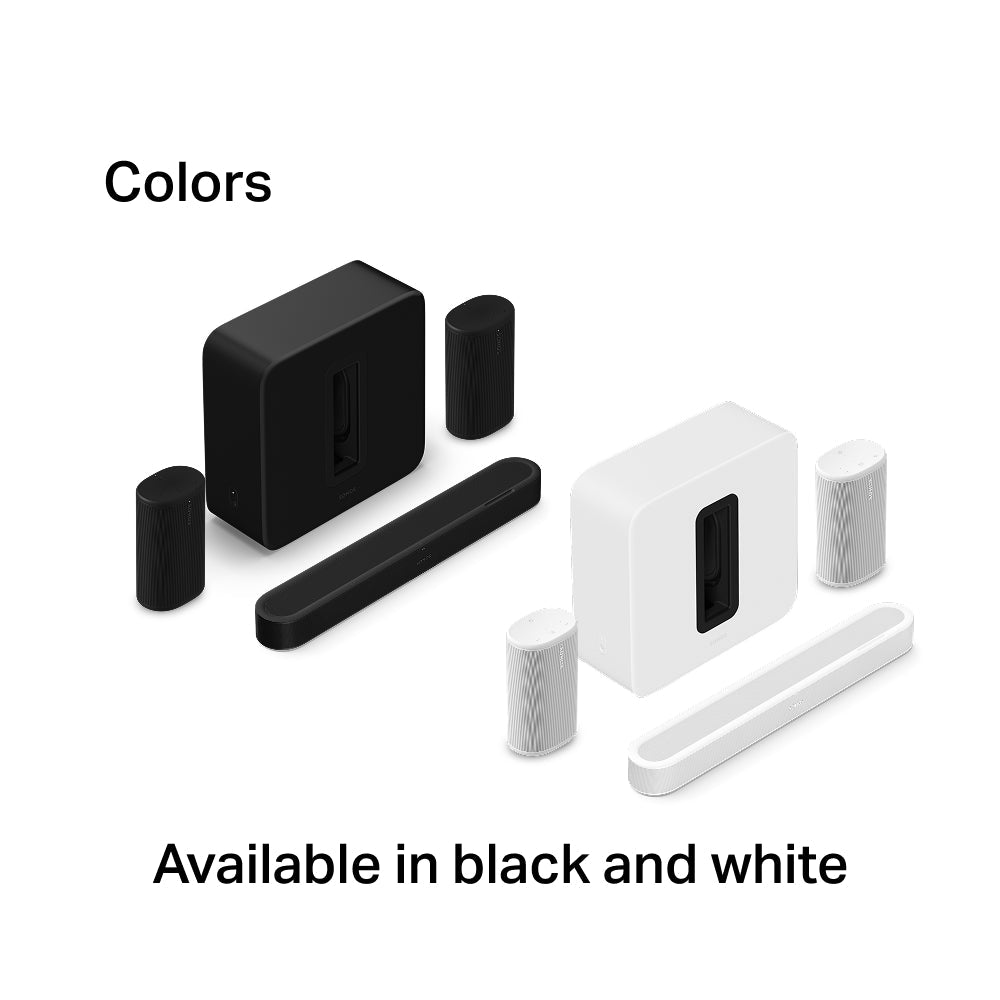 Sonos Beam Ultra with Sub 4 and Play Pair